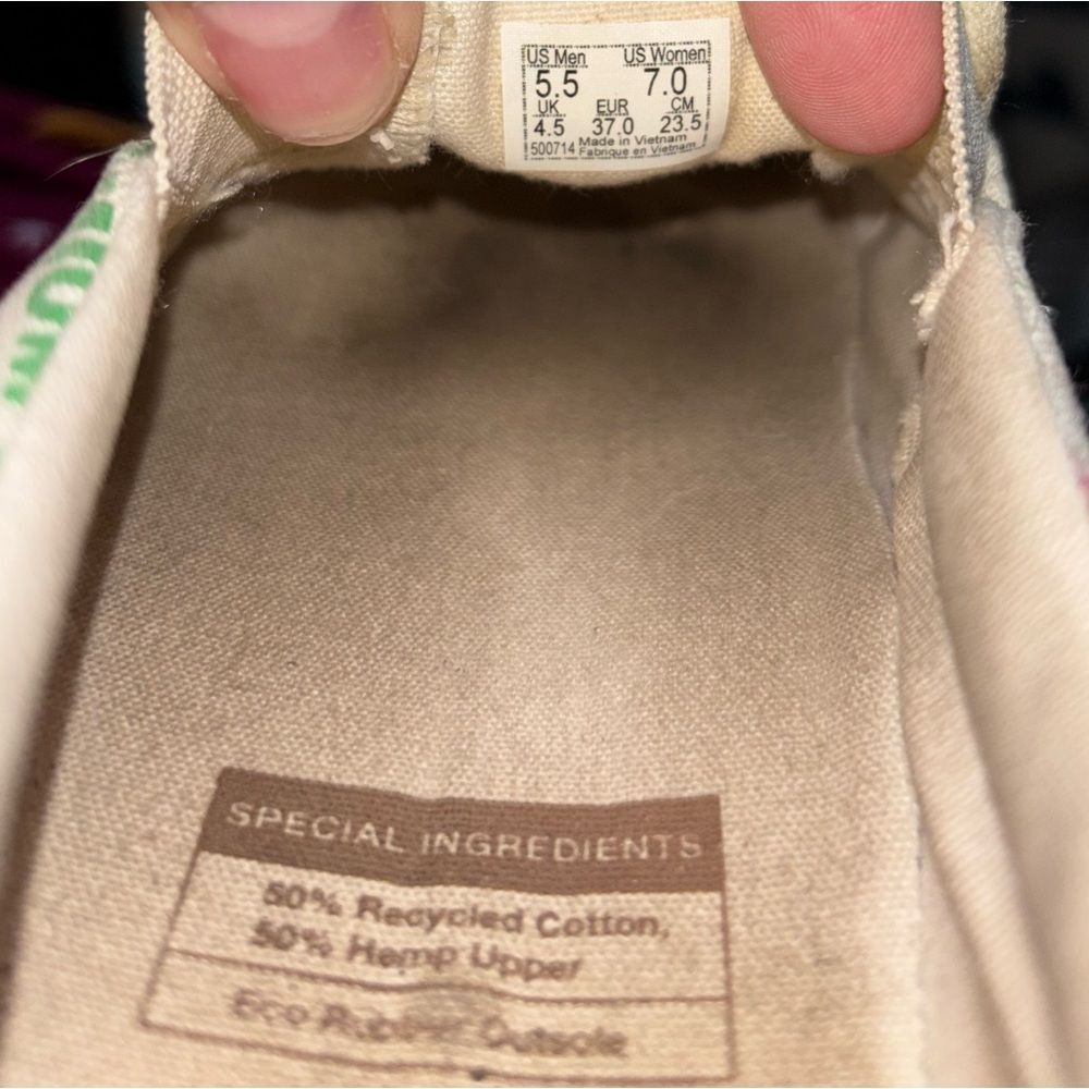 Vans Eco Theory Classic Slip on Shoe EUC Women’s Size 7 - Picture 8 of 8